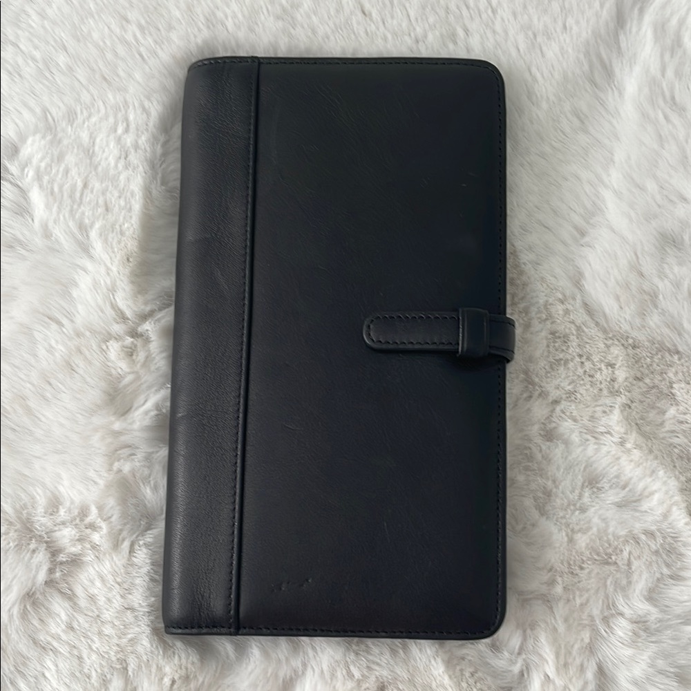 Coach Black Leather travel wallet